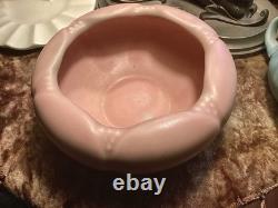 Antique Rookwood Pottery Arts Crafts Pink Bowl 1938 #2027 Matte