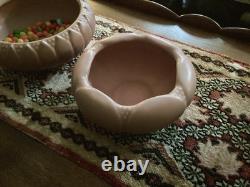Antique Rookwood Pottery Arts Crafts Pink Bowl 1938 #2027 Matte
