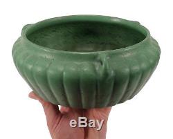 Antique Roseville Matt Green American Pottery Vase Fern Dish Arts & Crafts 320-9