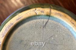 Antique Roseville Pottery Vista/Forest Arts & Crafts Jardiniere 9.5x 10.5