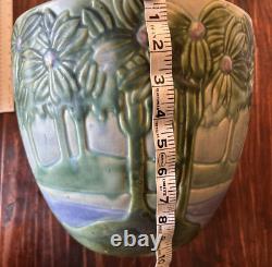 Antique Roseville Pottery Vista/Forest Arts & Crafts Jardiniere 9.5x 10.5