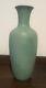 Antique Teco Pottery #64b Matte Green Tall Vase Nice Size