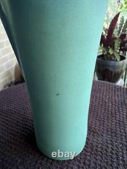 Antique Van Briggle 1920s Pottery Dragonfly Green Blue Ceramic Vase Signed