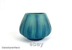 Antique Van Briggle Arts & Crafts Pottery Light Blue Flower Vase