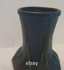 Antique Van Briggle Arts & Crafts Pottery Vase 1914 dead Matte Blue #797 RARE