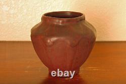 Antique Van Briggle Pottery Arts & Crafts Mini Cabinet Vase Deep Mulberry #654