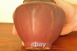 Antique Van Briggle Pottery Arts & Crafts Mini Cabinet Vase Deep Mulberry #654