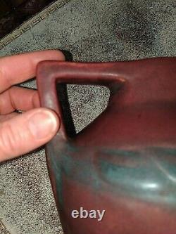 Antique Van Briggle Pottery Mulberry Arts And Crafts 2 Handled Vase 780