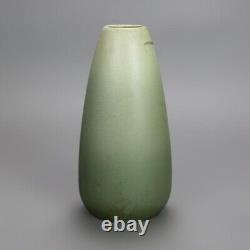 Antique Weller Arts & Crafts Floral Pottery Vase with Iris C1920