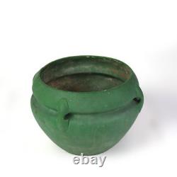 Antique Weller Arts & Crafts Matt Green Pottery Jardiniere C1920