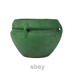 Antique Weller Arts & Crafts Matt Green Pottery Jardiniere C1920