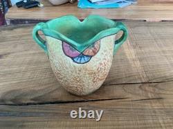 Antique Weller Pottery MATRA VASE, Two handled, Signed, Pristine, USA