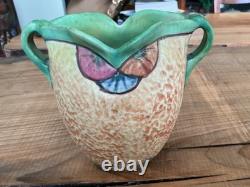 Antique Weller Pottery MATRA VASE, Two handled, Signed, Pristine, USA