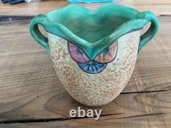 Antique Weller Pottery MATRA VASE, Two handled, Signed, Pristine, USA