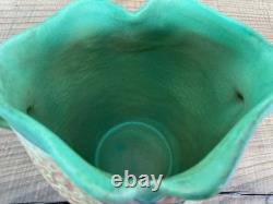 Antique Weller Pottery MATRA VASE, Two handled, Signed, Pristine, USA