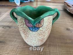 Antique Weller Pottery MATRA VASE, Two handled, Signed, Pristine, USA