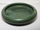 Antique Zanesville Arts & Crafts Matte Green Low Bulb Planter/bowl C. 1912-1920