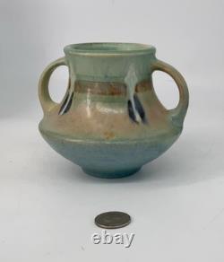 Antique vintage Roseville Montacello vase 555 Arts Crafts style old Monticello