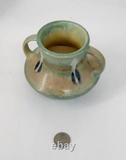 Antique vintage Roseville Montacello vase 555 Arts Crafts style old Monticello