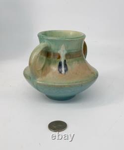 Antique vintage Roseville Montacello vase 555 Arts Crafts style old Monticello