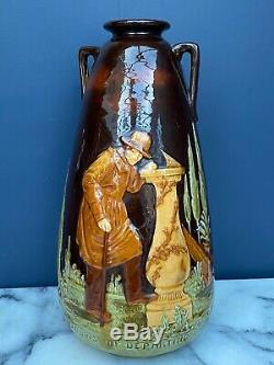 Art & Crafts Wardle Pottery Vase Signed Ruskin