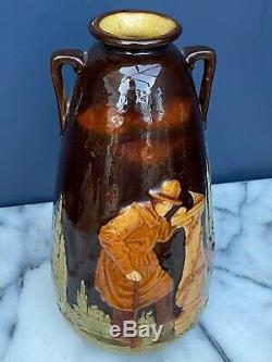 Art & Crafts Wardle Pottery Vase Signed Ruskin