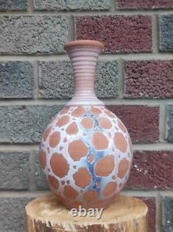 Art pottery vase vintage handmade. Author's work in a single copy