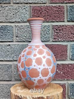 Art pottery vase vintage handmade. Author's work in a single copy