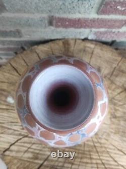 Art pottery vase vintage handmade. Author's work in a single copy