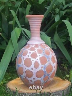 Art pottery vase vintage handmade. Author's work in a single copy