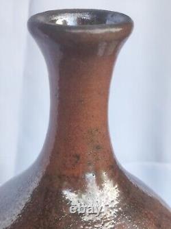 Art pottery vase vintage handmade. Interior vase. Author's work in a single copy