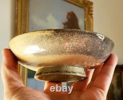 Arthur E Baggs AMAZING GLAZE Marblehead Pottery bowl/vase C. 1931 Arts & Crafts