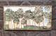 Arts And Crafts Pottery Palm Tree Landscape Plaque Tile Joshua M Johnson Jmj