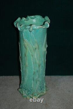 Arts And Crafts Style Flower Vase By San Diego Master Potter David Cuzick (#1)