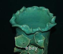 Arts And Crafts Style Flower Vase By San Diego Master Potter David Cuzick (#1)