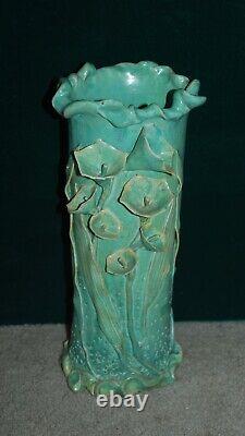 Arts And Crafts Style Flower Vase By San Diego Master Potter David Cuzick (#3)