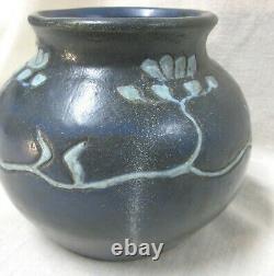 Arts & Crafts Carved Zark Pottery Vase