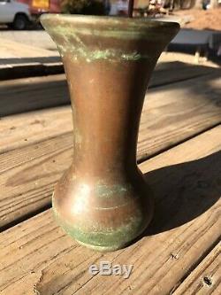 Arts & Crafts Clewell American Art Pottery Vase With Awesome Untouched Patina 8