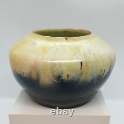 Arts & Crafts Crystalline Glaze Pottery Bowl, Nicely made