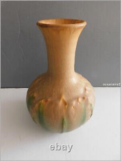 Arts & Crafts DOOR Art Pottery VASE-SCOTT DRAVES-7 inches