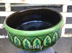 Arts & Crafts Liberty & Co. London pottery bowl Brannam Frederick Braddon FB