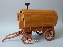 Arts Crafts Matchstick Shed Ware Romany Gypsy Horse Vardo Caravan Countryside