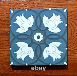 Arts & Crafts / Mission Style VAN BRIGGLE GEOMETRIC FLORAL TILE