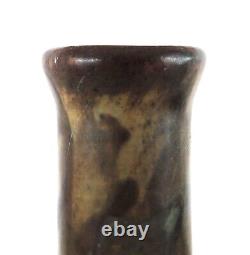 Arts & Crafts Peters & Reed Landsun Drip Glaze #5 Bud Nozzle Vase 9.75 Tall VGC