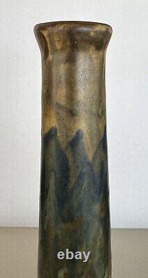 Arts & Crafts Peters & Reed Landsun Drip Glaze #5 Bud Nozzle Vase 9.75 Tall VGC