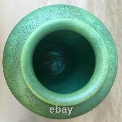 Arts & Crafts Pilkington Matte Green Art Pottery Vase