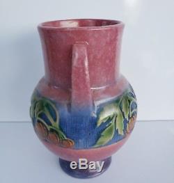 Arts & Crafts Pottery Vase Lot Weller Floral & Roseville Baneda Mint Condition