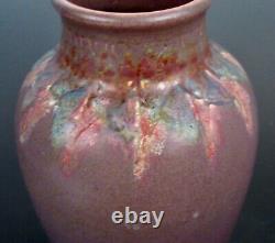 Arts & Crafts Rookwood Pottery Purple Vase 1917 Charles Todd Carved & Decorated