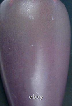 Arts & Crafts Rookwood Pottery Purple Vase 1917 Charles Todd Carved & Decorated