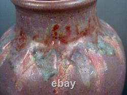 Arts & Crafts Rookwood Pottery Purple Vase 1917 Charles Todd Carved & Decorated